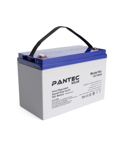 Аккумуляторная батарея PANTEC 100-12 GEL 12V 100 Ah (330 x 173 x 218), 30.4 kg Grey Q1/48