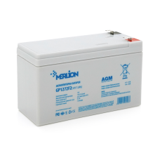 Аккумуляторная батарея MERLION AGM GP1272F2 12 V 7,2 Ah ( 150 x 65 x 95 (100) ), 1.9 kg White Q10