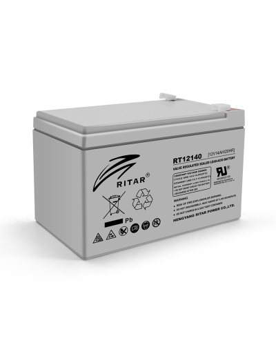 Аккумуляторная батарея AGM RITAR RT12140H, Gray Case, 12V 14.0Ah ( 151 x 98 x 95 (101) ),4.2 kg Q4