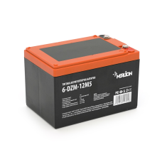 Тяговая аккумуляторная батарея AGM MERLION 6-DZM-12, 12V 12Ah M5 (151х98х101 мм) Orange Q3