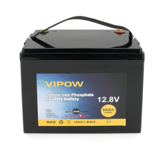 Аккумуляторная батарея Vipow LiFePO4 12,8V 50Ah со встроенной ВМS платой 40A, (229*138*208), 6kg Q2