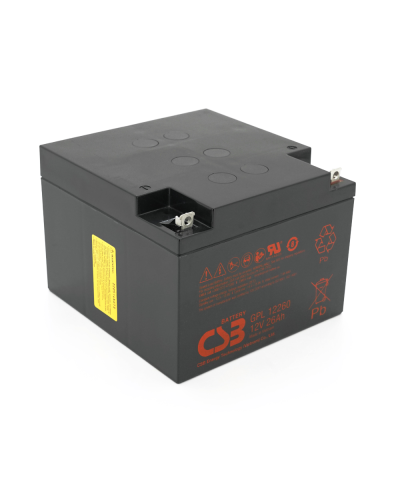 Аккумуляторная батарея CSB GPL12260, 12V 26Ah (166 х175 х125 мм),8.5 kg Q2/72 (ВЬЕТНАМ)