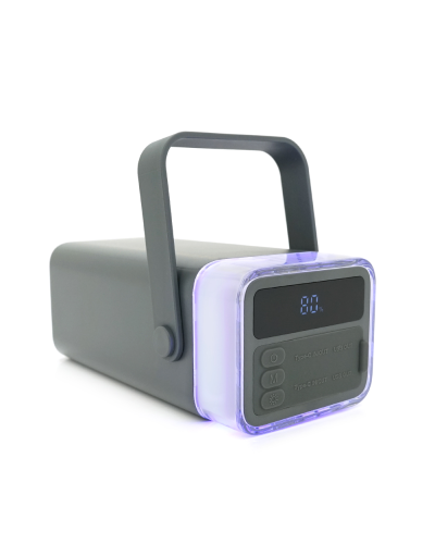 Power Bank Remax RPP-596 40000mAh, 2USB+2Type-C, 22.5W, QC/PD, Gray, 0.92kg