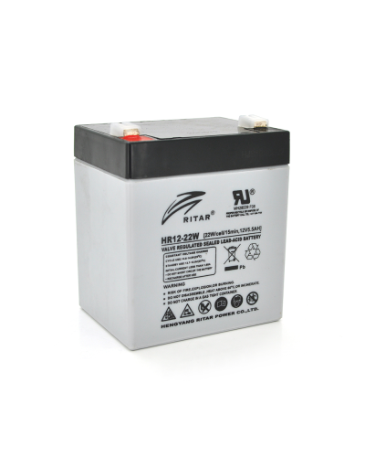 Аккумуляторная батарея AGM RITAR HR1222W, Gray Case, 12V 5.5Ah ( 90 х 70 х 101 (107 ) 1.55kg Q10