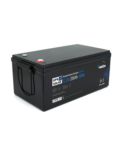 Литий-железо-фосфатный аккумулятор Merlion LiFePO4 12.8V 200AH,(4S1P/BMS-100A), (522x240x218), 18kg 3000 циклов