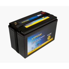 Аккумуляторная батарея Vipow LiFePO4 12,8V 100Ah(330x173x216), 14kg со встроенной ВМS платой 80A