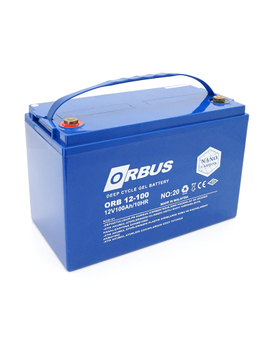 Аккумуляторная батарея ORBUS CG12100 GEL 12V 100 Ah (330 x 171 x 214) 30kg Q1/48