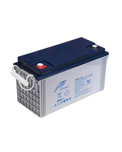 Аккумуляторная батарея GEL RITAR DG12-120, Gray Case, 12V 120.0Ah ( 407 х 177 х 225) Q1/36