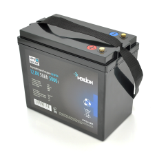 Литий-железо-фосфатный аккумулятор Merlion LiFePO4 12.8V 50AH (4S1P/BMS-50A), (229x138x205),6,5kg до 5000 циклов, Q2