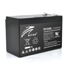 Аккумуляторная батарея AGM RITAR RT1290B, Black Case, 12V 9.0Ah ( 151 х 65 х 94 (100) ) 2.30 kg Q10