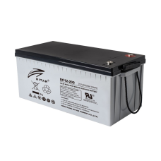 Аккумуляторная батарея CARBON RITAR DC12-200C, Black Case, 12V 200.0Ah, 2000-5000 циклов, до 15 лет срок службы, (522*219*224) Q1