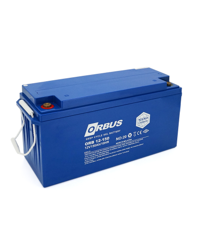 Аккумуляторная батарея ORBUS CG12150 GEL 12 V 150 Ah (485 x 172 x 240) Blue 47kg Q1/34