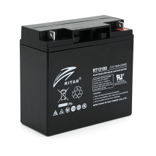 Аккумуляторная батарея AGM RITAR RT12180BL5, Black Case, 12V 18.0Ah (181х77х167 ) Q2