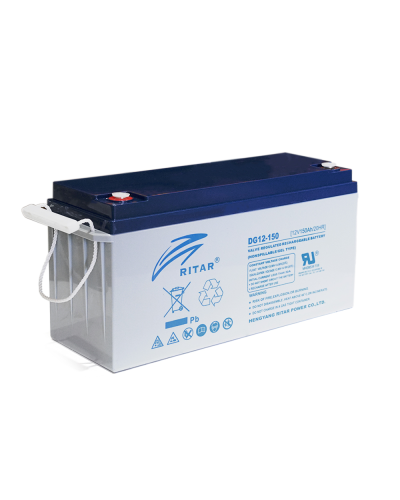 Аккумуляторная батарея GEL RITAR DG12-150, Gray Case, 12V 150.0Ah ( 483 х 170 х 242) Q1/25