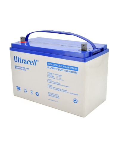 Аккумуляторная батарея Ultracell UCG100-12 GEL 12V 100 Ah (328 x 173 x 232), 30.4 kg White Q1/48