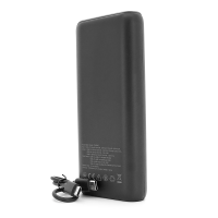 PowerBank GEAR 20000mAh PD70W Display, 1*Type-C, 1*USB-A, Total Output PD45W+5V-3A, Black