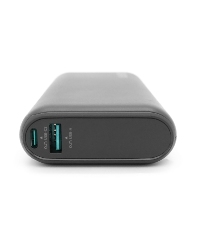 PowerBank GEAR 20000mAh PD70W Display, 1*Type-C, 1*USB-A, Total Output PD45W+5V-3A, Black