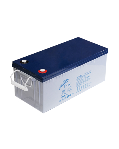 Аккумуляторная батарея GEL RITAR DG12-200, Gray Case, 12V 200.0Ah ( 522 х 240 х 219 (224) ), 58.4 kg Q1/18