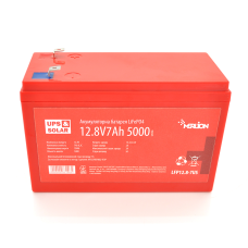 Литий-железо-фосфатный аккумулятор Merlion LiFePO4 12.8V 7AH (4S2P/BMS-10A), (151х65х95), 0,86 kg for UPS, до 5000 циклов, Q12