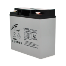 Аккумуляторная батарея AGM RITAR RT12200, Gray Case, 12V 20.0Ah ( 181 х 77 х 167 ) Q6
