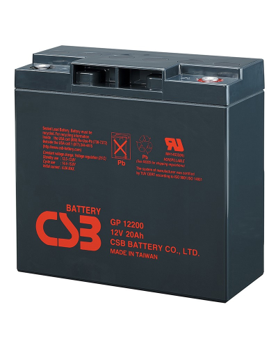 Аккумуляторная батарея CSB GP12200, 12V 20Ah (181х77х167 мм), 5,7 kg Q4