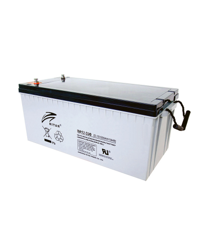 Аккумуляторная батарея AGM RITAR RA12-200, Gray Case, 12V 200.0Ah ( 522 x 240 x 224 ) Q1