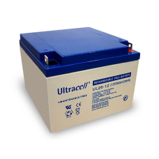 Аккумуляторная батарея Ultracell UL26-12 AGM 12V 26 Ah (167x 175 x 125), 8 kg White Q1/180