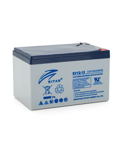 Тяговый аккумулятор RITAR EV12-12,12V 12Ah, F2 ( 151 х 99 х 97 ),4.05kg Q4