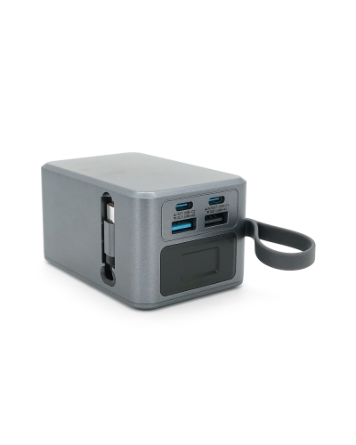 PowerBank FULLTECH FP33 20000mAh, 70W, Input:(Type-C), Output:(USB,2*Type-C), индикация заряда, 0,430kg, Gray, Box