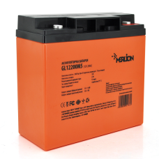 Аккумуляторная батарея MERLION GL12200M5 12 V 20 Ah ( 180 x 78 x 165 (168) ), 5,4 kg Orange Q4