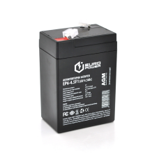 Аккумуляторная батарея EUROPOWER AGM EP6-4.5F1 6 V 4.5 Ah ( 70 x 47 x 100 (105) ), 0.715 kg Black Q20
