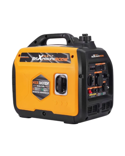 Генератор инверторный БЕНЗИН/ГАЗ MXR3800DF (3,2 kW), однофазный, 220V, 50Hz, обьем бака 4л, ручной запуск