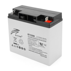 Аккумуляторная батарея AGM RITAR RT12200, L5, Gray Case, 12V 20.0Ah ( 181 х 77 х 167 ) Q4