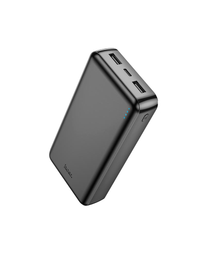 Power Bank HOCO J100A 20000mAh, USB+Type-C, 2A, Black, 0.470kg, Box