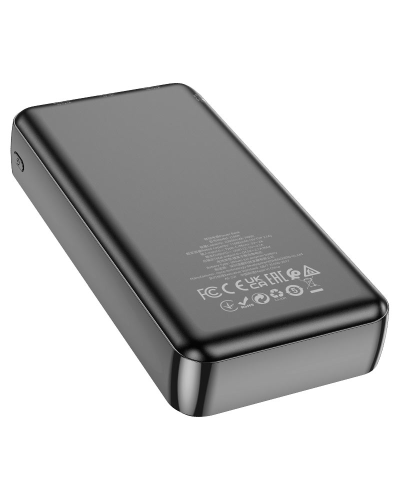 Power Bank HOCO J100A 20000mAh, USB+Type-C, 2A, Black, 0.470kg, Box