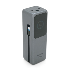 Powerbank Fulltech FP34 30000mAh, Fast charge PD140W, Li-pol, LCD Display, Вход:Type-C, Выходы: 2xUSB Type-C, 1xUSB Type-A, USB Type-C Cable, Box