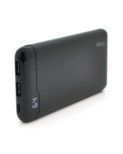 PowerbankTtec 10000mAh, Output: 2*USB + Type-C, 20W, Black, Q30