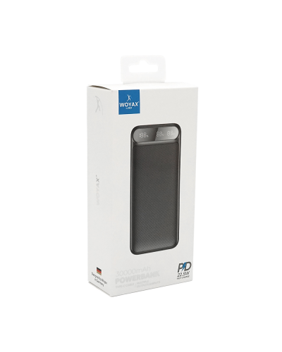 Power Bank WOYAX WY-30F 30000mAh, 22.5W, Black, 0.580kg, Box