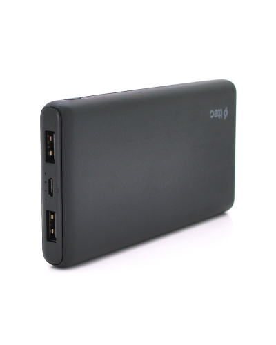 PowerbankTtec 10000mAh, Led, Output: 2*USB, 20W, Black, Q36