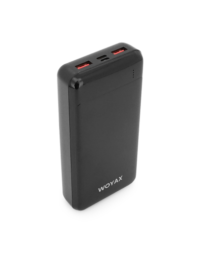 Power Bank WOYAX WY-20F 20000mAh, 22.5W, Black, 0.460kg, Box