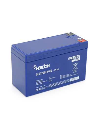 Аккумуляторная батарея MERLION ORBUS GLO1290F2 12 V 9 Ah ( 150 x 65 x 95 (100) ), 2.5 kg BLUE Q10/420