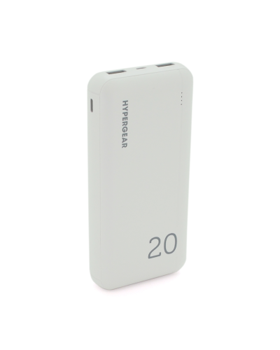 PowerBank Hypergear 20000mAh Fast Charge , 2*USB, White, Q24