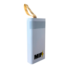 Power Bank MIF 20000mAh K5388 in: Micro-USB/USB Type-C (5V, 2A), out: 2хUSB Type-A, (5V, 2A), LED дисплей. 148х68х27 mm, White