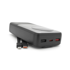 Power bank BETWEEN BTW-P6 20000mAh, 22.5W, 2 кабеля: Type-C+Lighting, Black, 490g, Box