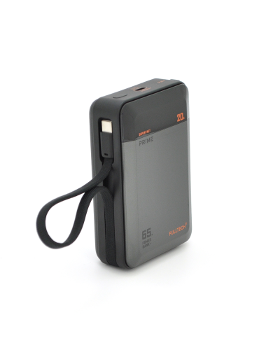 PowerBank FULLTECH PRIME FP42 20000mAh, PD65W+22.5W, Input:(Type-C), Output:(USB,2*Type-C), индикация заряда, 0,440kg, Black, Box