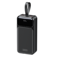 PowerBank XO-PR298 30000mAh Digital Fast Charger, Input:5V-20V/2-3A/60.0W(Max)(Type-C),Output: 5V-20V/2-4,5А(65.0W), 2-USB-С,2- QC22.5W, plastic,Black