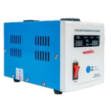 Стабилизатор напряжения Westec MSER 2000 VA-V2/1600W однофазный,сервопривод,напольного монтажа,LED дисплей,диап130-260V,AC230±3%,2*Shuko,146x237x170mm