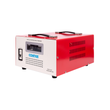 Стабилизатор напряжения Conter MSER 5000 VA-V2/3750W однофазный,сервопривод,напольного монтажа,LED дисплей,диап130-260V,AC230±3%,2*Shuko,161x255x178mm