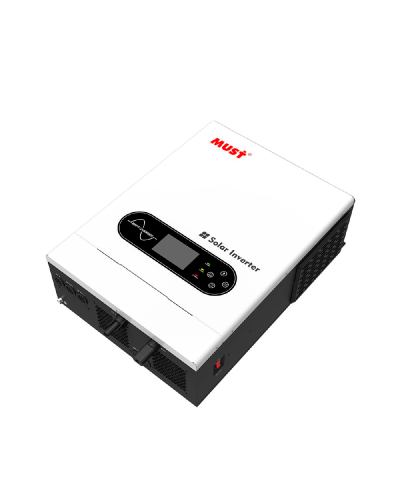 Гибридный инвертор MUST PV18-6048ECO. 6000W, 48V, ток заряда 100A, 170-280V, MPPT (100А, 60-360 Vdc), 318×454×122.5 мм. 9 кг.
