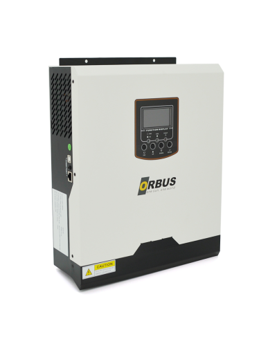 Гибридный инвертор ORBUS VP3000-24, 3000W, 24V, ток заряда 0-70A, 160-275V, ШИМ-контроллер (50А, 80 Vdc)